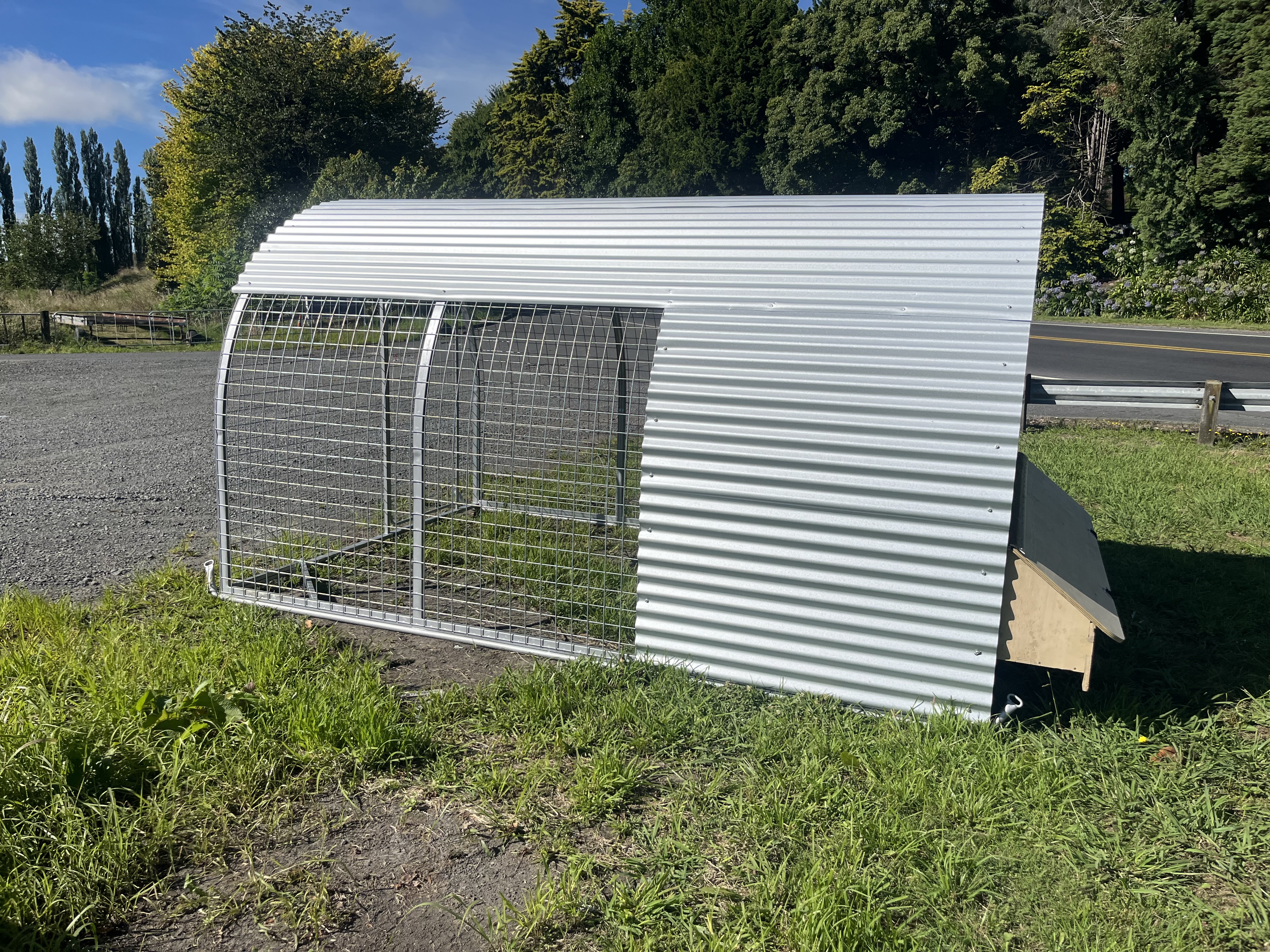 Large Chook Run - Front View
